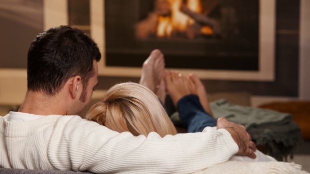 Cuddling on the couch: not all loving touch has to be sexual.