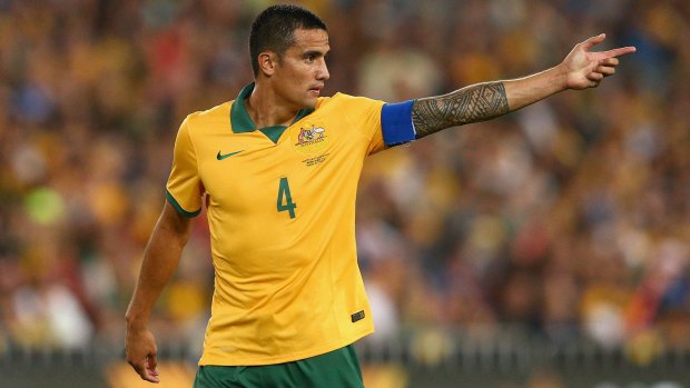 Sharp-shooter: Tim Cahill could play at Russia 2018.