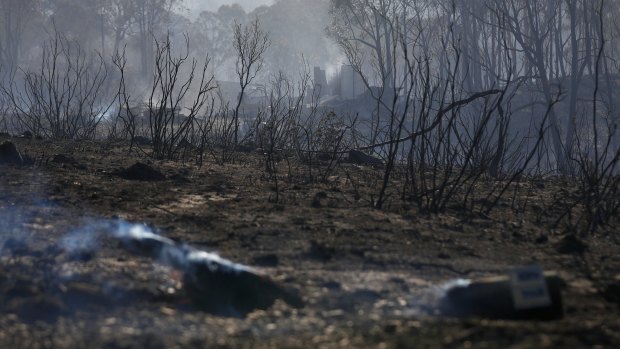 A tradesman has come forward claiming the Carwoola fire was sparked on his property (not shown). 