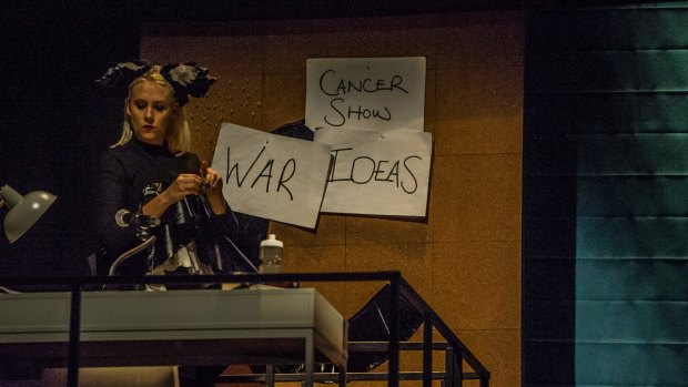 Bryony Kimmings in A Pacifist's Guide to the War on Cancer. Photo by Karleen Minney.