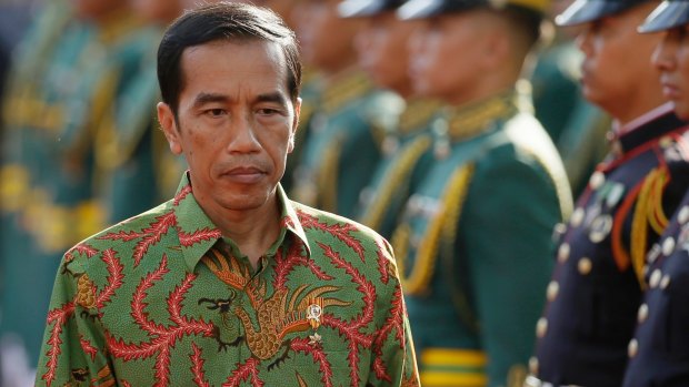 Pressure: Indonesian President Joko Widodo.