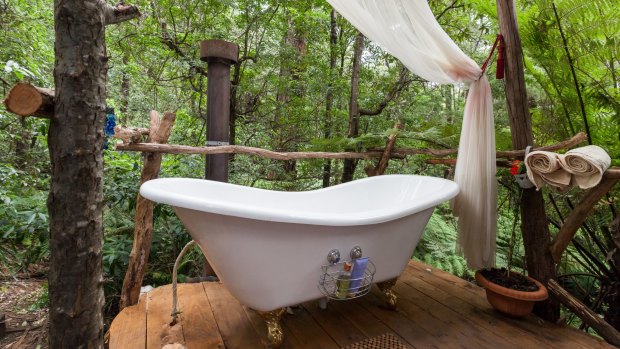 Tree Bath House on Airbnb.