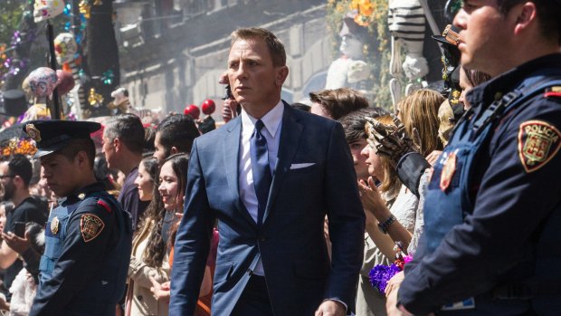 Daniel Craig in <i>Spectre</i>, his fourth time as 007.