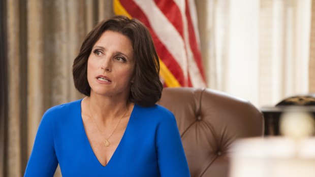 Julia Louis-Dreyfus in <i>Veep</i>.