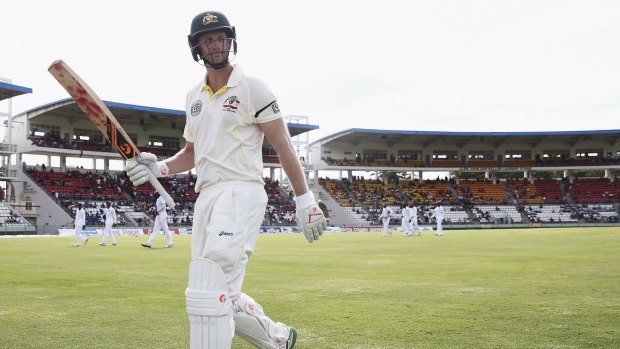 Australia batsman Adam Voges excelled on day two of the first Test against the West Indies at Windsor Park in Dominica, making an unbeaten 130 in his first innings.