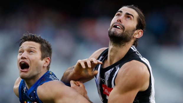 Brodie Grundy could be All-Australian at season's end and is set to remain a Magpie