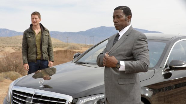 Philip Winchester is The Player and Wesley Snipes is Mr Johnson, who controls the game, in <i>The Player</i>.