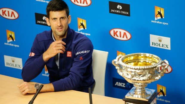 Novak Djokovic: determined to remain the hungriest wolf in the pack. 