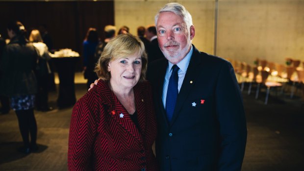 Denise and Bruce Morcombe, the parents of murdered schoolboy Daniel, were in Canberra to support other families on International Missing Children's Day.