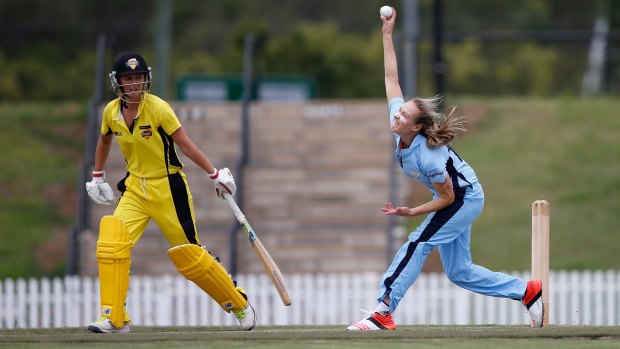 In the limelight: NSW bowler Ellyse Perry.