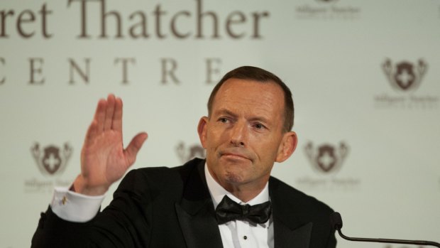 Follow me: Former Australian PM Tony Abbott tells Europe to heed his advice. 