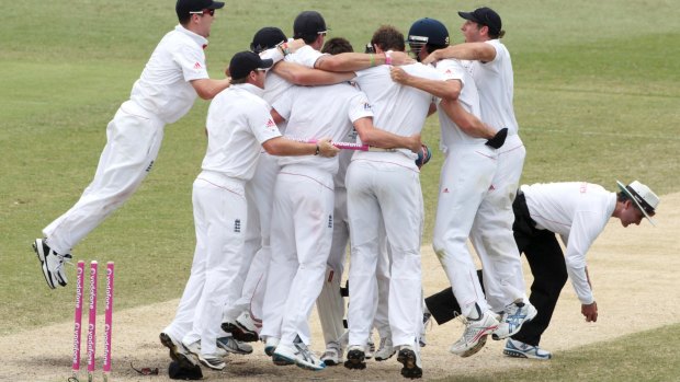 Glory days: England managed to win an Ashes series away from home in 2010/11.