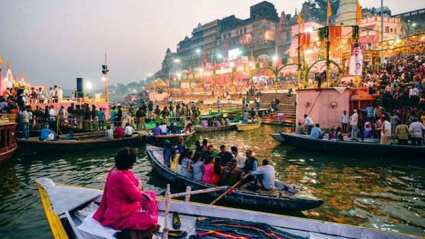 Varanasi is a city in the northern Indian state of Uttar Pradesh.