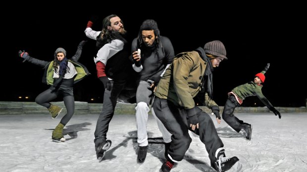 Canadian skate troupe Le Patin Libre: "Five weirdos doing it their own clumsy and maybe naive way."