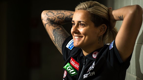 Moana Hope booted six goals for the Bulldogs and will play for Collingwood next year