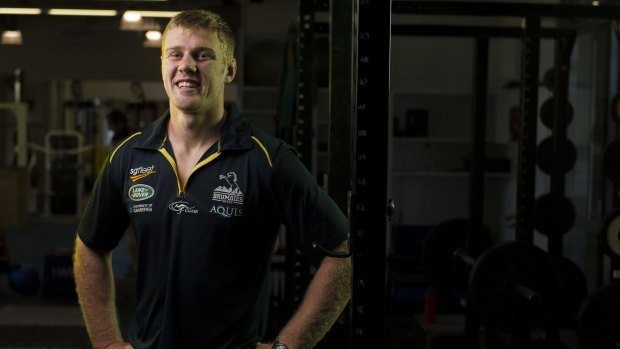 Nothing can wipe the smile off Tom Staniforth's face after signing a new Brumbies contract.