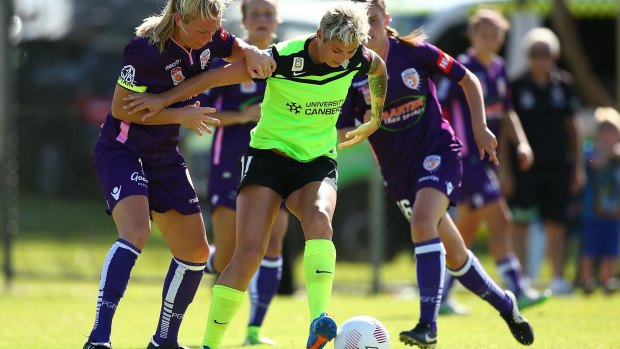 Canberra United star Michelle Heyman will join the Matildas in camp this week as the W-League club manages player workload.