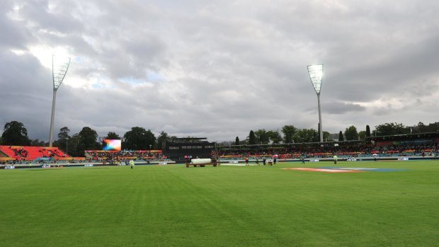 The Douglas Cup cricket grand final is unlikely to return to Manuka Oval.