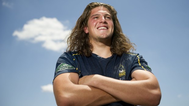 Ben Hyne quit his job as a carpenter to take a chance to train with the ACT Brumbies.