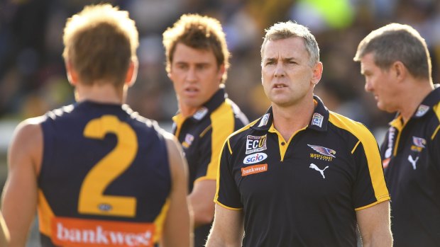 Eagles coach Adam Simpson has pleaded that players not be fined for a melee with Port Adelaide. 