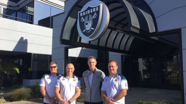 The Raiders at the Raiders: Canberra officials tour NFL team headquarters.