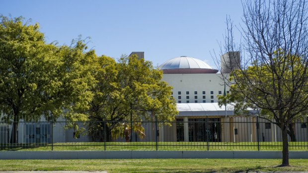 The embassy of Saudi Arabia in Canberra.