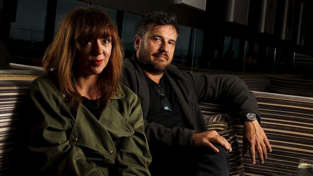 Splendour in the Grass music festival promotors Jess Ducrou and Paul Piticco from Secret Sounds Group pictured at the Hotel Intercontinental.
