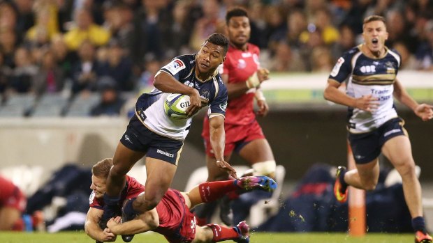Aidan Toua may have played his last game for the Brumbies.