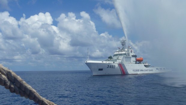 China has allowed Filipino fishermen to enter the waters around Scarborough Shoal for the first time since 2012.