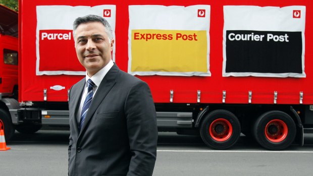 Australia Post chief executive Ahmed Fahour is putting pressure on the Abbott government to allow structural changes to the company.  
