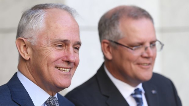 Prime Minister Malcolm Turnbull and Treasurer Scott Morrison.