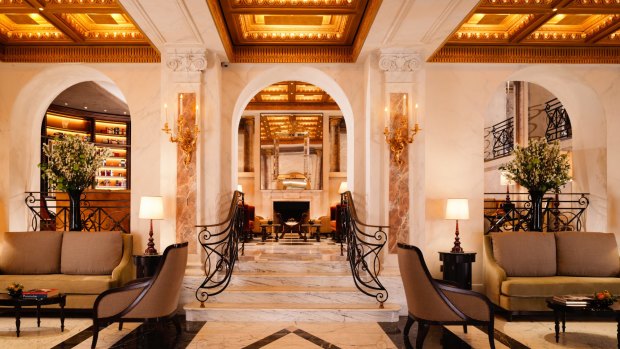 The refurbished Eden Hotel in Rome melds contemporary elements with classical style.