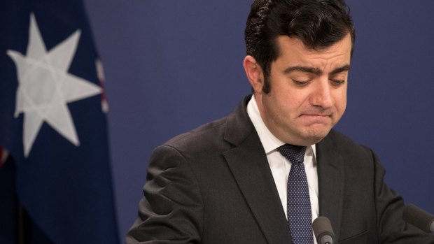 Sam Dastyari announces his resignation from Parliament.