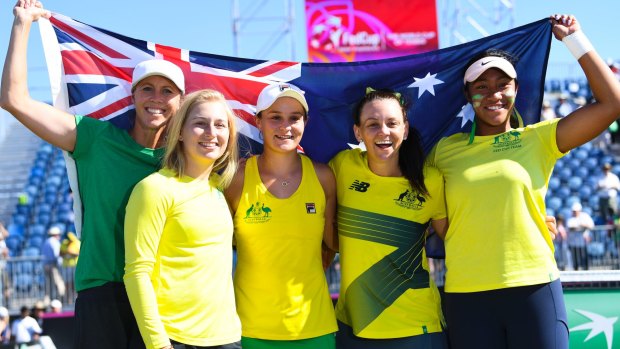 Australia won its Fed Cup tie in Canberra. It was the first time in 20 years the Fed Cup was played in the capital.