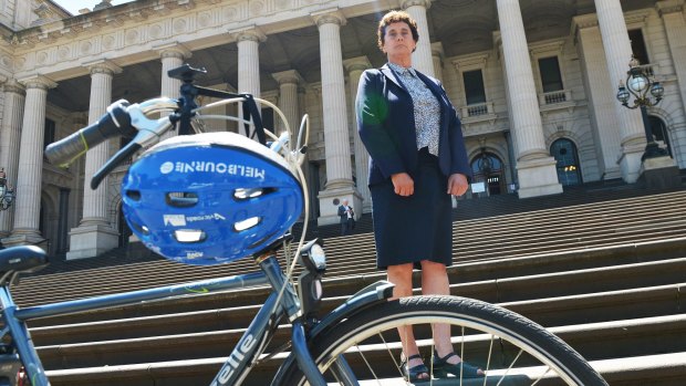 Anti-helmet cyclist Katherine Francis was arrested and strip-searched for not paying fines.