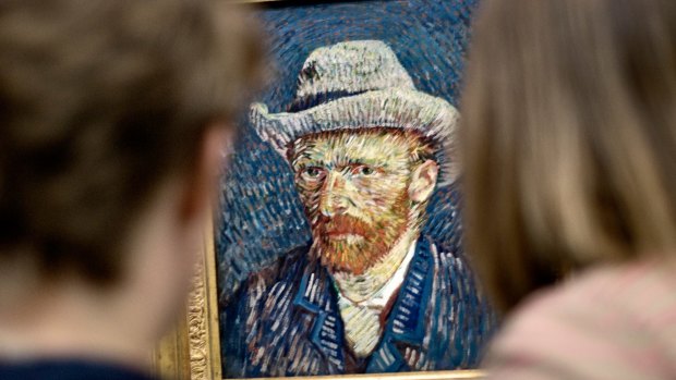 an early selfie? Vincent van Gogh, by Vincent van Gogh.