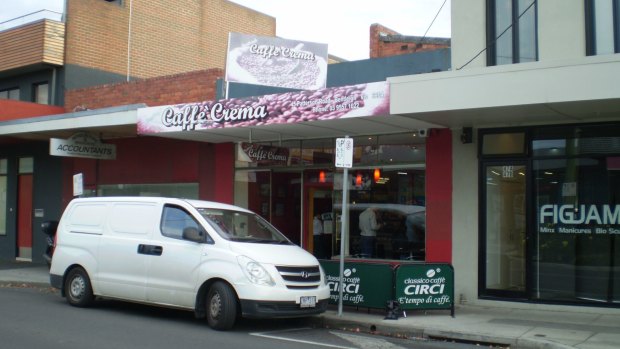 The cafe where Homicide squad detectives arrested Bentleigh man Socrates Tamvakis.