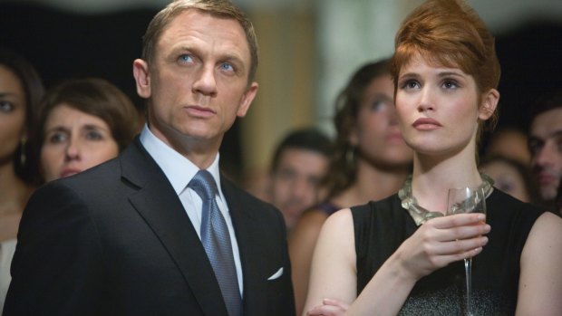 Daniel Craig as James Bond and 'Bond Girl' Gemma Arterton in Quantum of Solace.