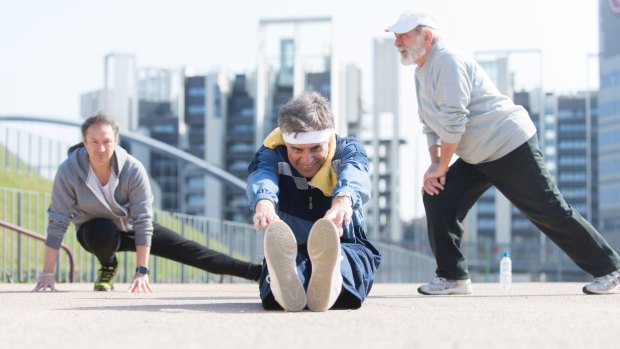 Take time to stretch: it will make you feel younger. Photo: iStock