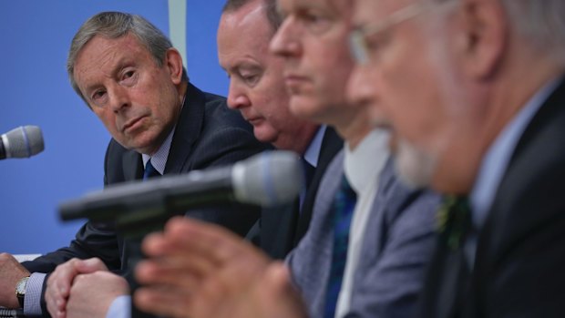 Panel of experts on nuclear disarmament: From left, former UK naval commander Rob Green; Bill Kidd, co-president Paliamentarians for Nuclear Non-proliferation and Disarmament; Alyn Ware, global coordinator PNND, and Jonathan Granoff, president of Global Security Institute at UN headquarters.