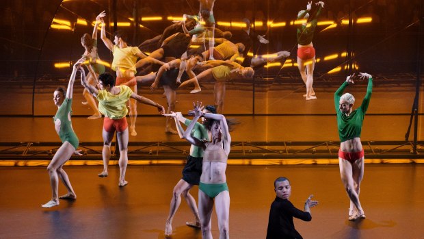 The production features dancers from Wayne McGregor's company and the Paris Opera Ballet.