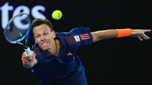 "This was an absolute lesson": Tomas Berdych says he was unlucky to meet Federer in this form.