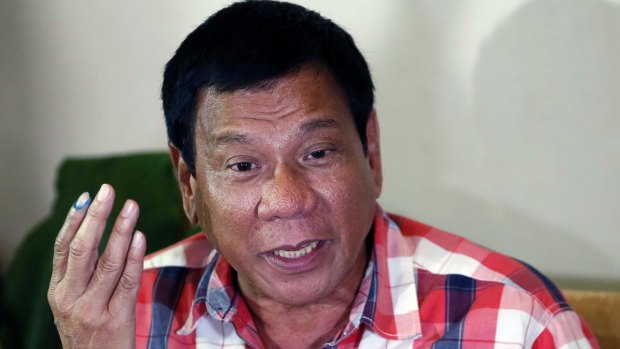 Philippines president Rodrigo Duterte is known as "The Punisher".