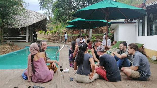 When flights were cancelled and airports shut down, cafe owner Darshana Ratnayake decided to organise free food and shelter for several dozen stranded tourists. 