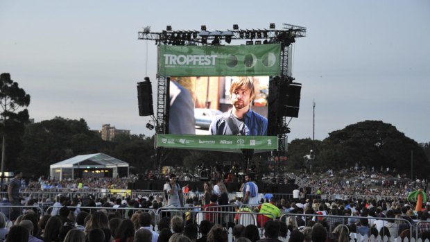 Tropfest organisers are monitoring the weather, to see if the event goes ahead as planned