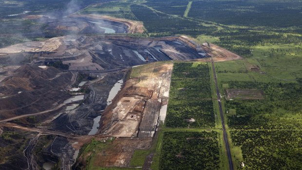 The proposed Alpha coal mine will be a full open cut mine producing 32 million tonnes a year. 