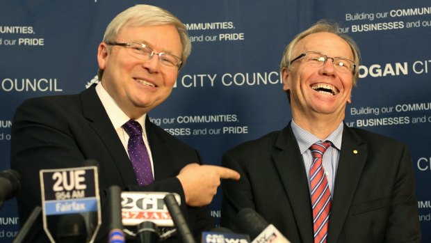Then-prime minister Kevin Rudd's 'captain's call' saw Peter Beattie replace Des Hardman for Labor on the Forde ballot paper in 2013.