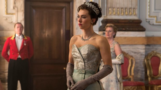 Vanessa Kirby as Princess Margaret in Season 2 of <i>The Crown</i>. 