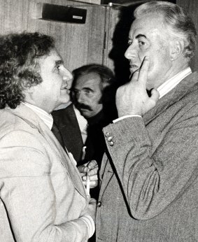 Bill Hartley and Gough Whitlam in 1976