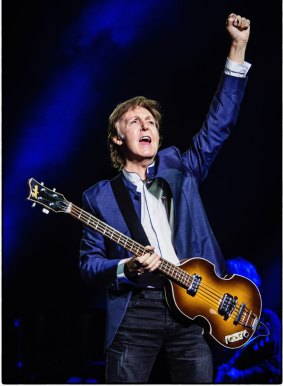 Paul McCartney on his One On One tour in 2016.